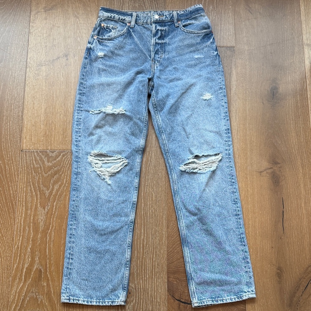 &Denim 90’s High-Waist Boyfriend Jeans – Size US 2
